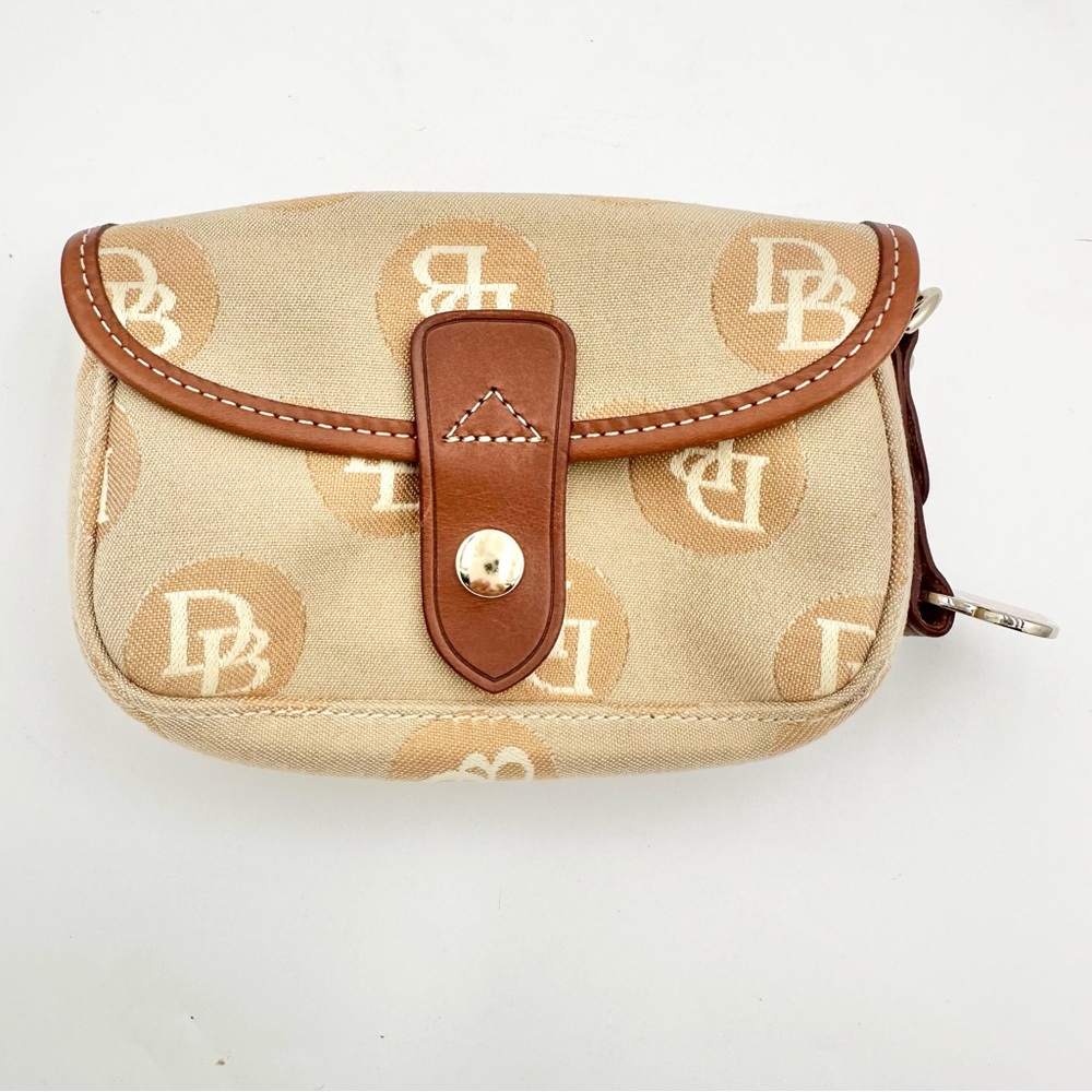 Dooney And Bourke Flap Wristlet EUC